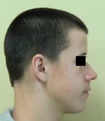 homme de profil